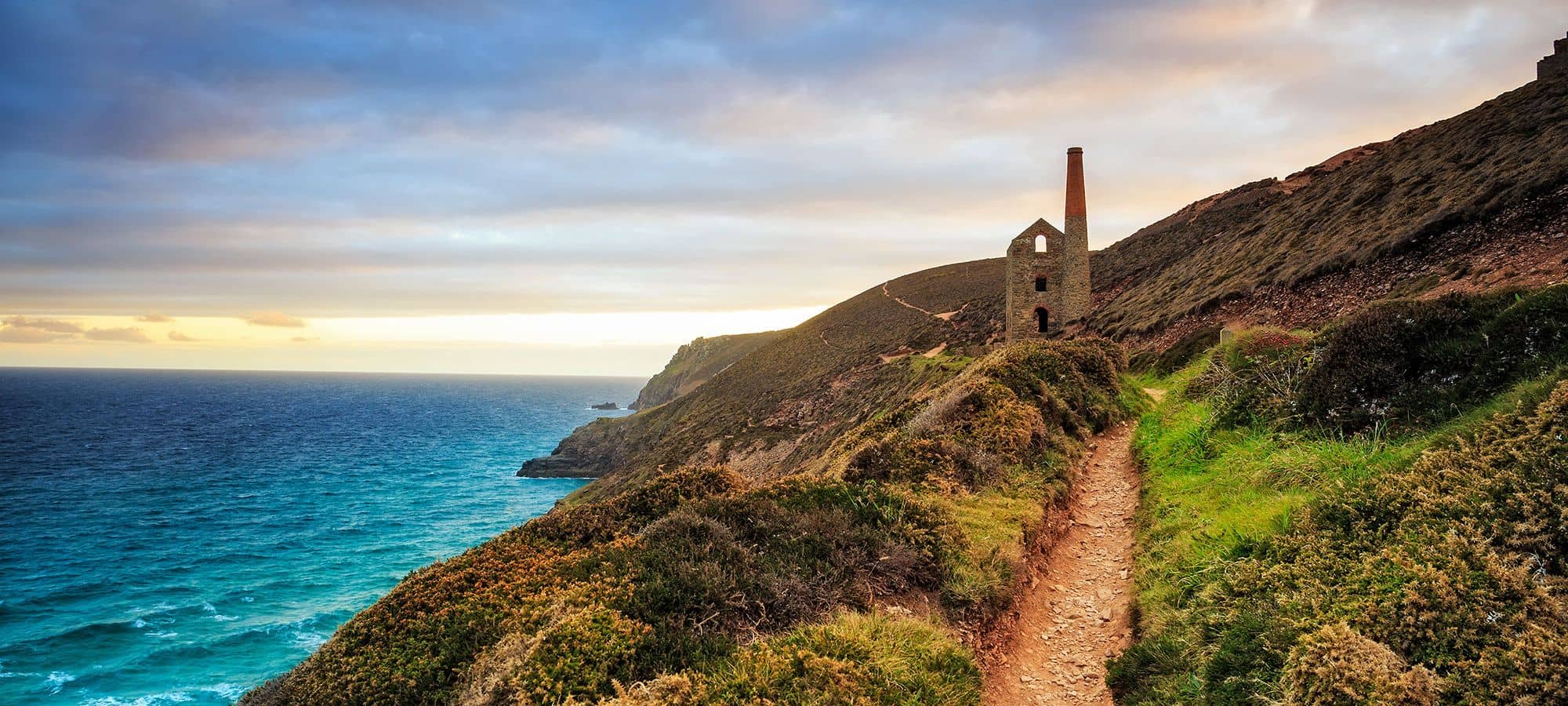 Engine House on the coast path near St Agnes