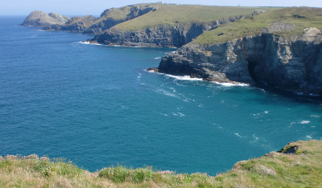 north coast cliffs and blue seas