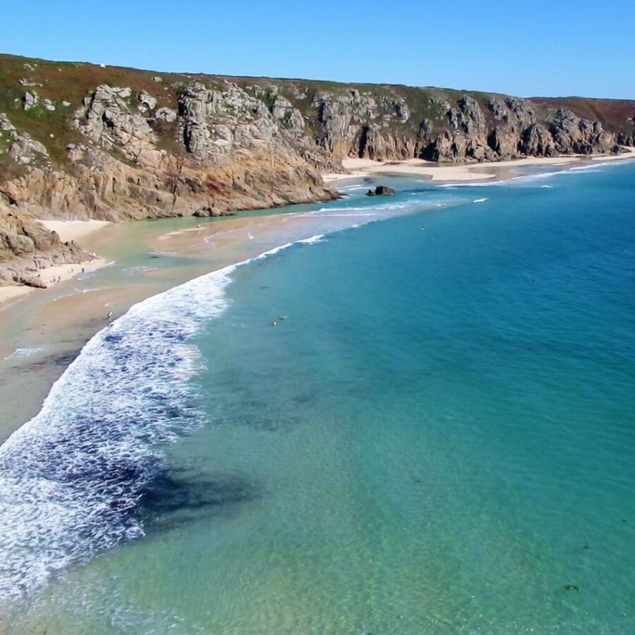 Porthcurno and Pedn Vounder, Cornwall