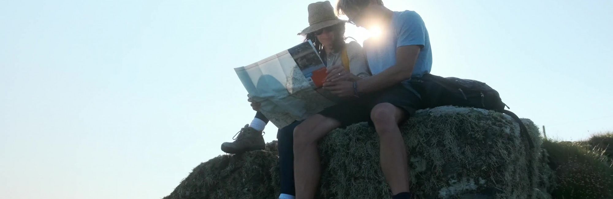 Couple map reading