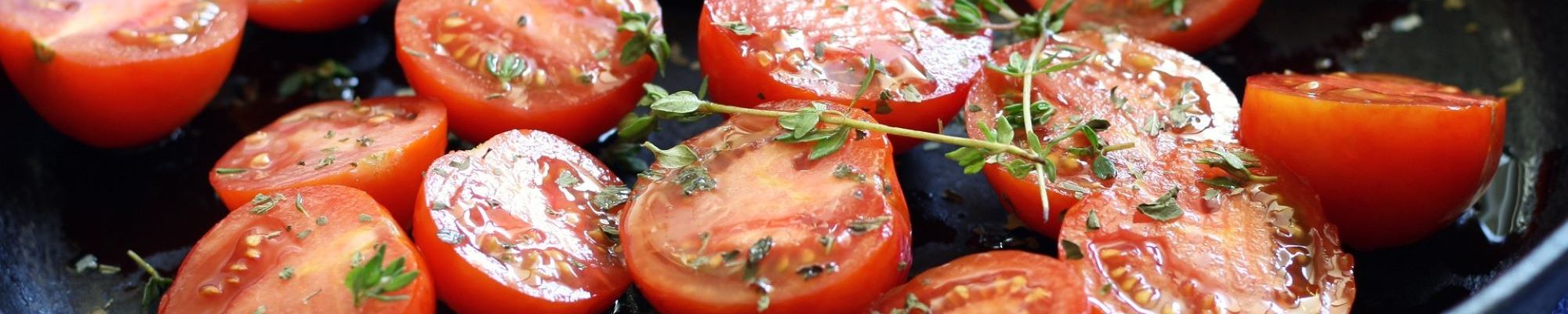 Tomatoes with herbs